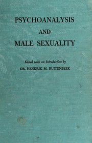 Cover of: Psychoanalysis and male sexuality.