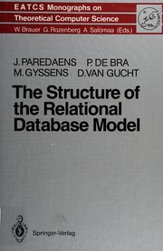 The Structure of the relational database model