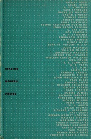 Cover of: Reading modern poetry. by Paul Engle