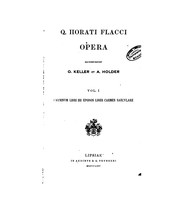 Cover of: Q. Horati Flacci Opera