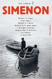Cover of: Tout Simenon, centenaire tome 7