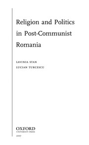 Cover of: Religion and politics in post-communist Romania