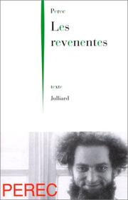 Cover of: Les revenentes