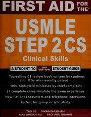 Cover of: First Aid for the USMLE Step 2 CS