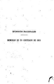 Cover of: Episodios nacionales.