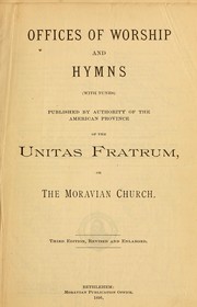 Cover of: Offices of worship and hymns (with tunes)