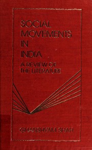 Cover of: Social movements in India: a review of the literature