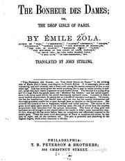 Cover of: Bonheur des dames, or, The shop girls of Paris by Émile Zola