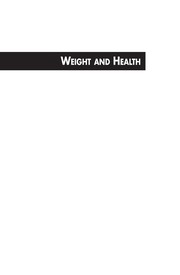 Cover of: Weight and Health
