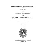 Cover of: An index to the genera and species of the Foraminifera.