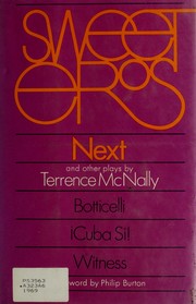 Cover of: Sweet Eros, Next, and other plays. by Terrence McNally