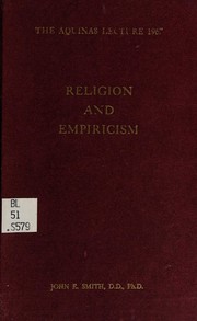 Cover of: Religion and empiricism