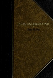 Cover of: Paris-underground by Etta Shiber