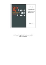 Cover of: Rasse und Klasse: Nachforschungen zum deutschen Wesen