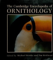 Cover of: The Cambridge encyclopedia of ornithology