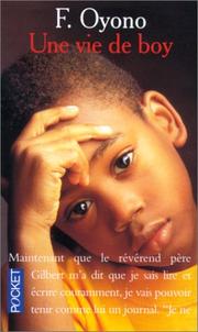 Cover of: Une Vie De Boy by Ferdinand Oyono