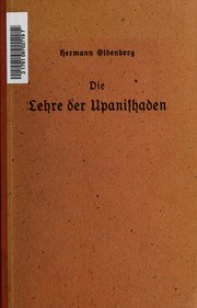 Cover of: Die Lehre der Upanishaden und die Anfänge des Buddhismus