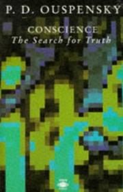 Cover of: Conscience: The Search for Truth (Arkana)