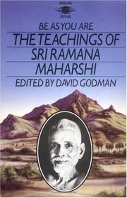 Cover of: Be as You Are: The Teachings of Sri Ramana Maharshi (Arkana)