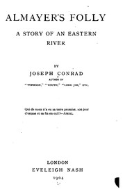 Cover of: Almayer's Folly: A Story of an Eastern River by Joseph Conrad