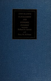 Cover of: Comparative management and economic progress