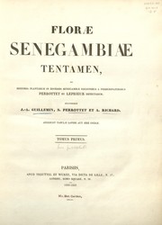 Cover of: Florae Senegambiae tentamen by J. A. Guillemin