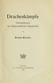 Drachenkämpfe by Siecke, Ernst Ludwig Albert Karl