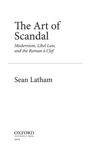 The art of scandal by Sean Latham