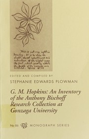 Cover of: G.M. Hopkins by edited and compiled by Stephanie Edwards Plowman ; afterword by David A. Downes.