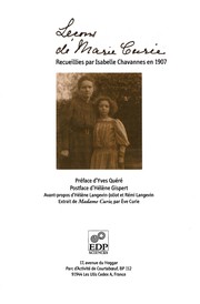 Cover of: Leçons de Marie Curie: recueillis par Isabelle Chavannes en 1907