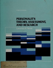 Cover of: Pervin Personality - Theory Assessment and Research
