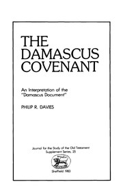 The Damascus covenant by Philip R. Davies