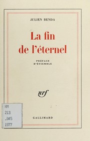 Cover of: La fin de l'éternel