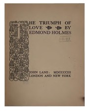 Cover of: The triumph of love