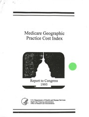 Cover of: Medicare geographic practice cost index by Donna E. Shalala