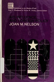Cover of: Aid, influence, and foreign policy
