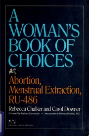 A woman's book of choices by Rebecca Chalker