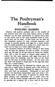 Cover of: The Poultryman's Handbook by 