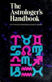 Cover of: The astrologer's handbook
