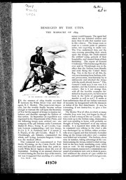 Cover of: Besieged by the Utes: the massacre of 1879.