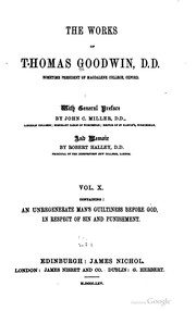 Cover of: The works of Thomas Goodwin ... by Goodwin, Thomas