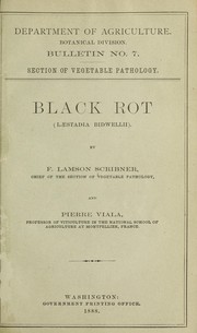 Cover of: Black rot (Laestadia bidwellii) by Frank Lamson-Scribner