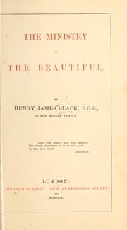 Cover of: The ministry of the beautiful