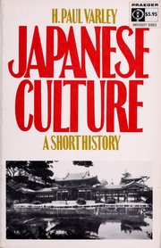 Cover of: Japanese culture; a short history