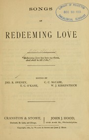 Cover of: Songs of redeeming love