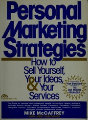 Cover of: Personal marketing strategies: how to sell yourself, your ideas, and your services