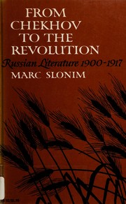 Cover of: From Chekhov to the Revolution Russian Literature,