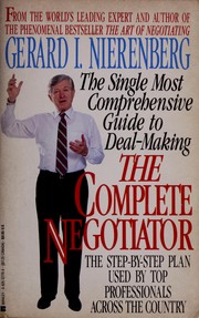 Cover of: The complete negotiator by Gerard I. Nierenberg