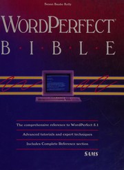 Cover of: The WordPerfect bible by Susan Baake Kelly