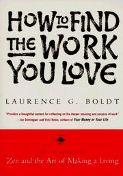 Cover of: How to find the work you love